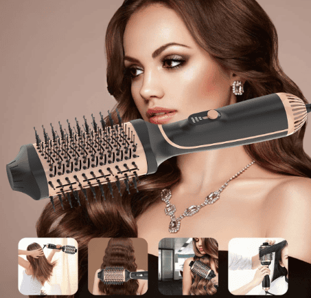 Cepillo Secador Y Moldeador Para Cabello Keratin 3d Pro